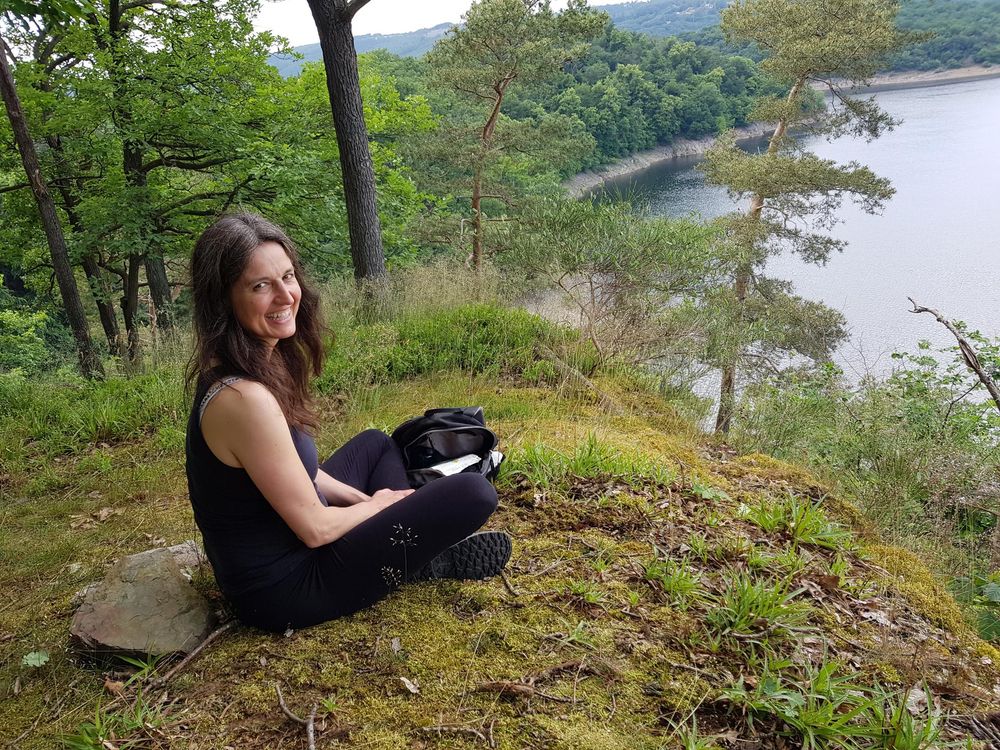 Brigitte Morton in der Natur